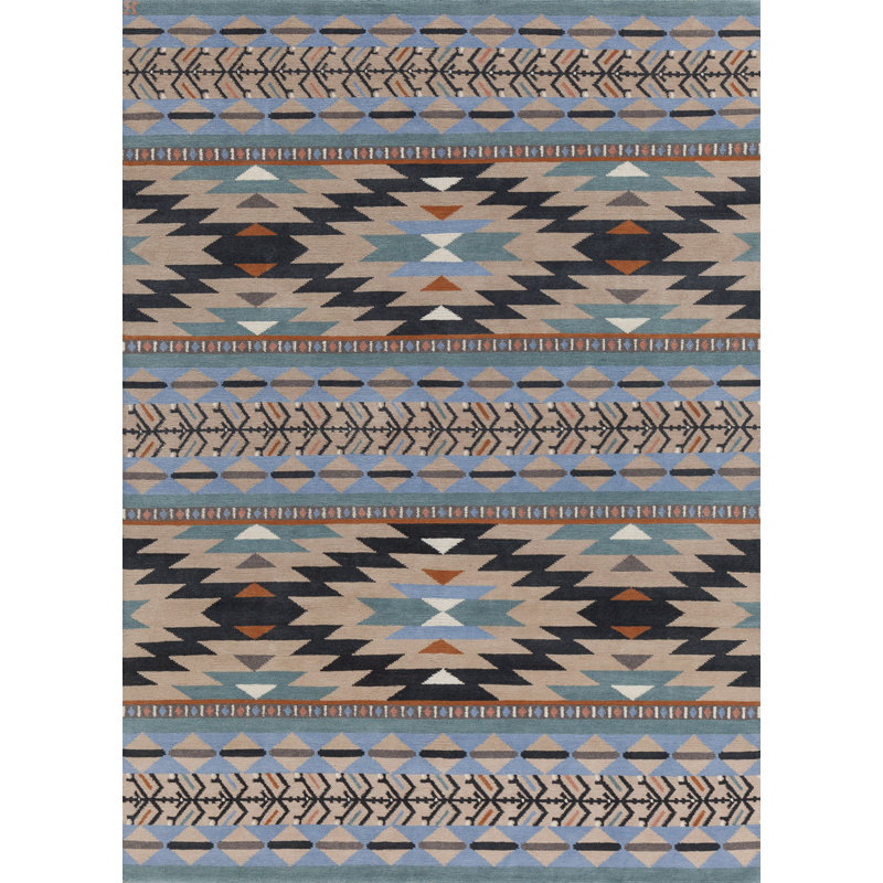 Mesa Wool Southwestern Area Rug, Rectangle 5' x 8'