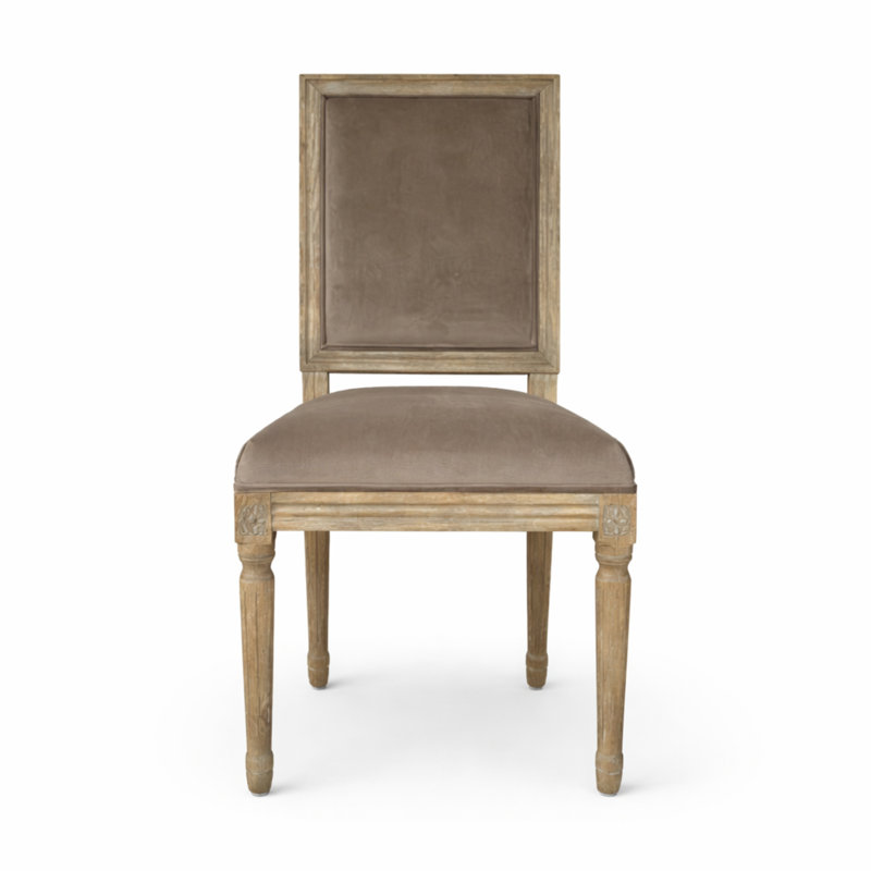Chaise d'appoint Louis, Brun