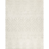 Bariloche Wool Geometric Area Rug in Ivory