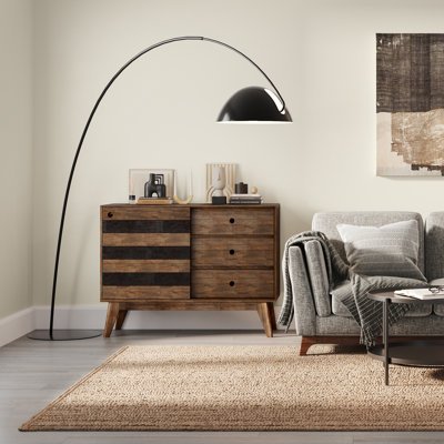 Dionza Solid Wood 1 - Door Rectangle Accent Cabinet