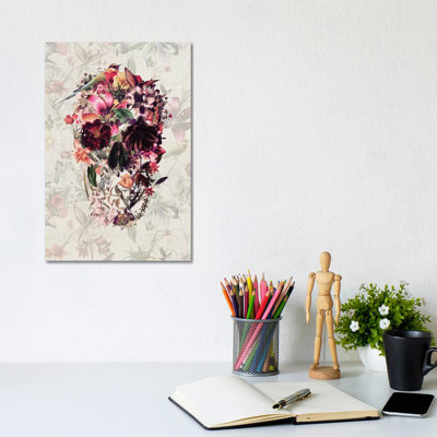 New Skull by Ali Gulec - Wrapped Canvas Gallery-Wrapped Canvas Giclée
