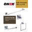 Ensemble de 4 accessoires de quincaillerie de salle de bain Onex - Oba54-Ch