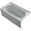 Devonshire 60" x 32" Alcove Soaking Acrylic Bathtub-29865849-124396024