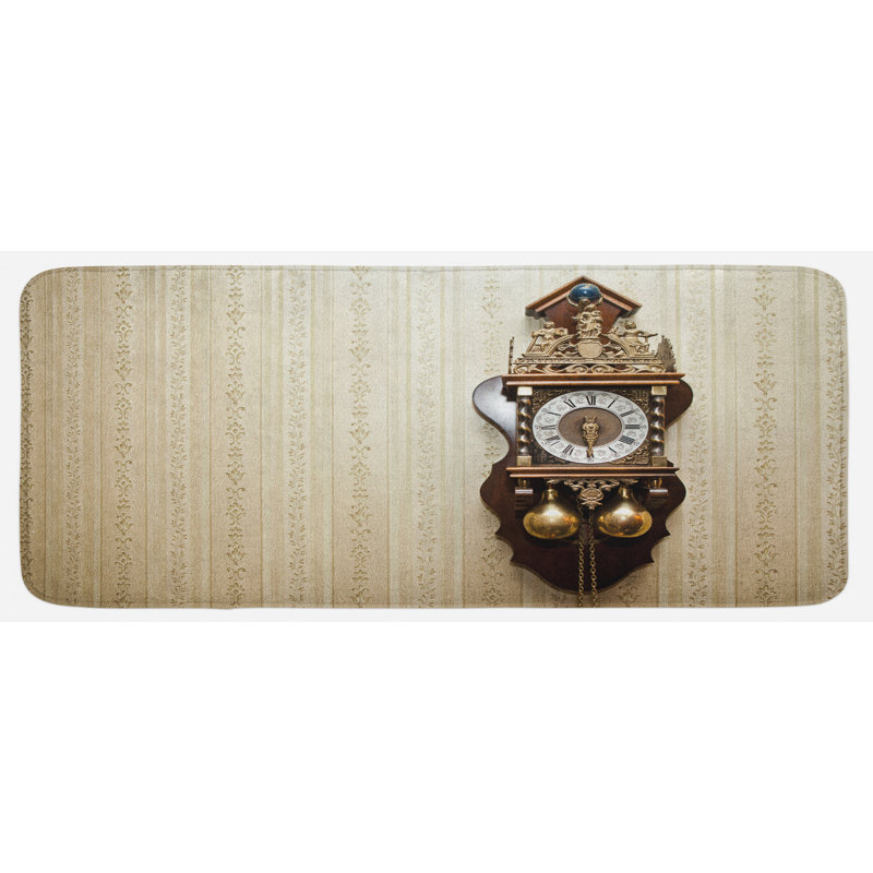 Tapis de cuisine clock