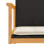 Ensemble de chaises de patio avec coussins 2 pièces Latitude Run® Latitude Wood-553978710