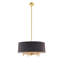 Lustre 5 lumières à abat-jour tambour-574542141-601049278