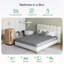 Matelas pour canapé-lit moyen en mousse viscoélastique imprégnée de gel-946884679