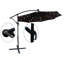 Parasol de patio à énergie solaire 10 pi - Colorfast, 8 nervures, pour terrasse de jardin-540525899