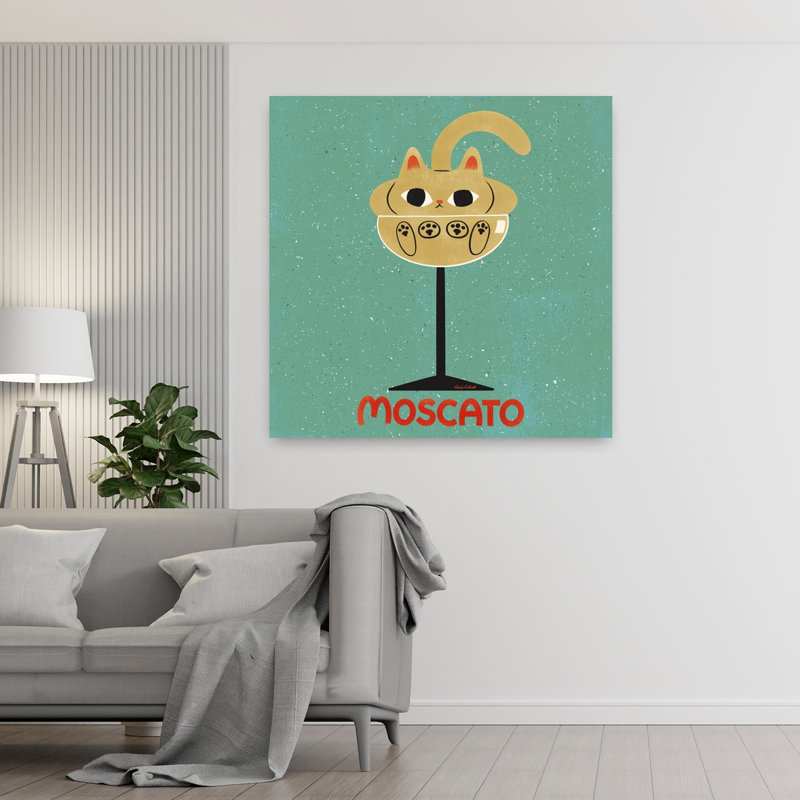 Art contemporain, art contemporain pour chat, H 48 po x l 48 po