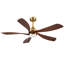 Ventilateur de plafond moderne 52 po avec lumière DEL et télécommande, moteur à 6 vitesses / courant continu-1381331742