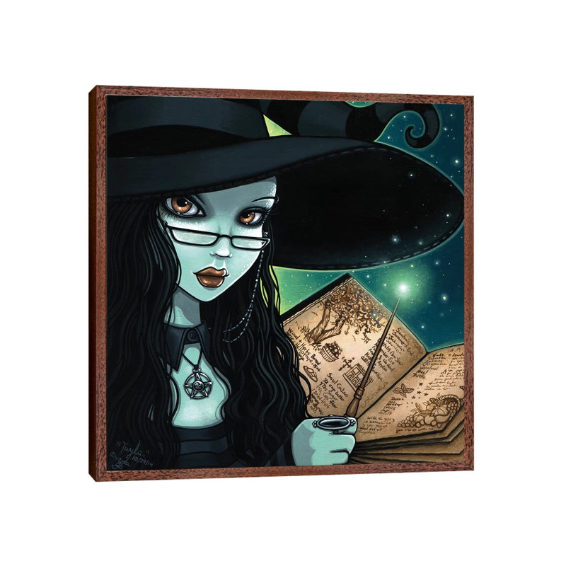 Twyla by Myka Jelina - Print on Canvas, Classic Brown Wood Framed, 66.04 cm H x 66.04 cm W