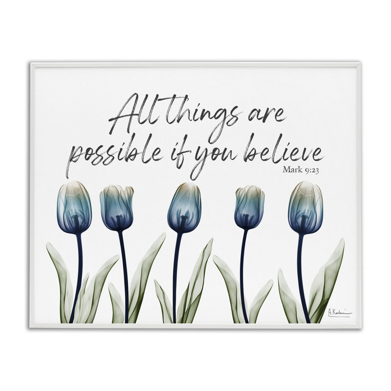 «All Things possible Art» par Albert Koetsier bg-098, Estampe numérique encadrée blanc bord de mer, H 24 po x l 30 po