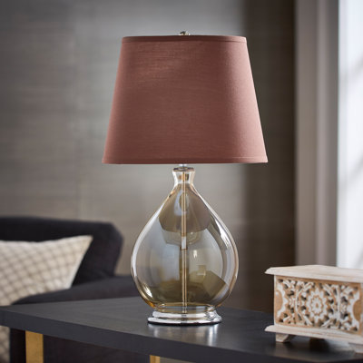 Lampe de table en verre Gissela