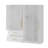 63" W Wardrobe Armoire with 2 Hanging Rods, 6 Shelves and 2 Drawers