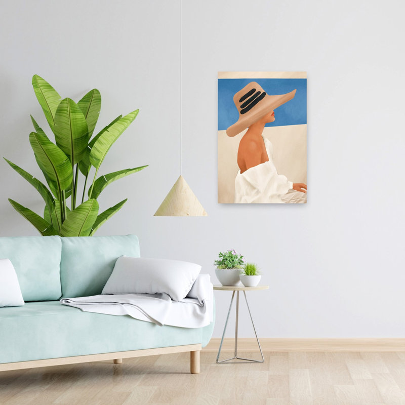 Profil de chapeau d'été, H 24 po x l 16 po
