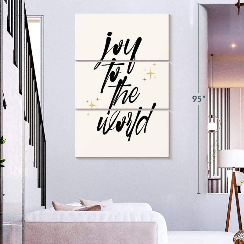 Tergel «Sparkling Joy To The World», H 74 po x l 48 po