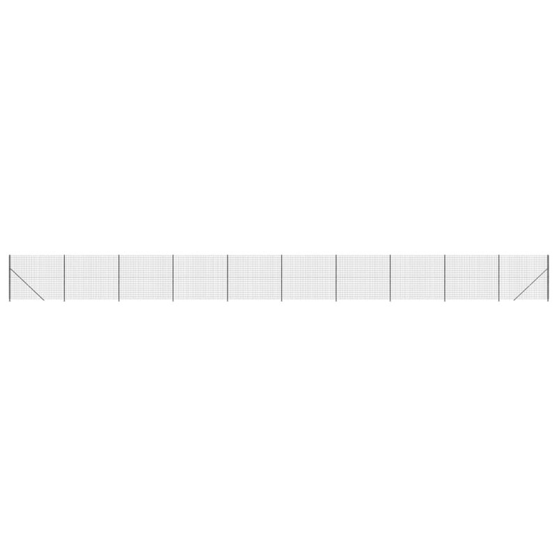 Beuthel Metal Wire/Mesh Fence, 200cm H x 2500cm W x 7.5cm D, 13, Anthracite