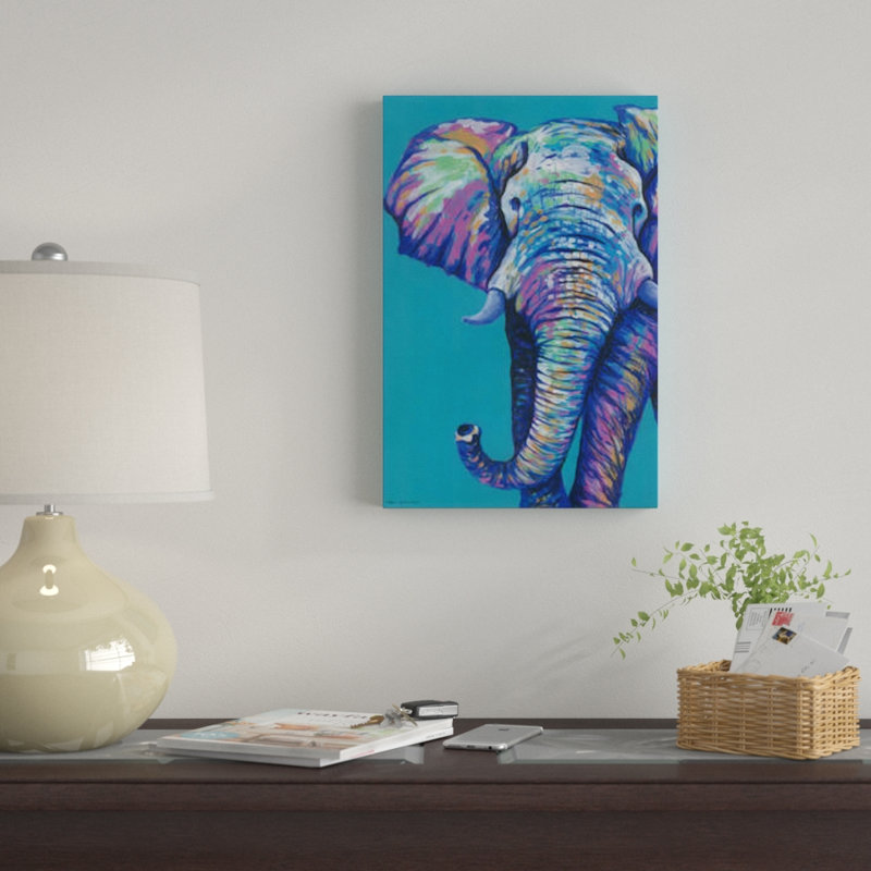 «Elephantastic», impression sur toile tendue
