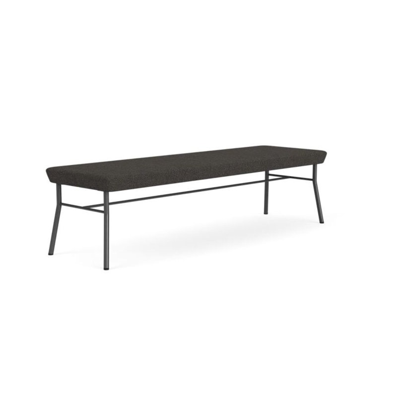 Lesro Banc en métal Mystic, Bleu fumé Archetype, Gris anthracite