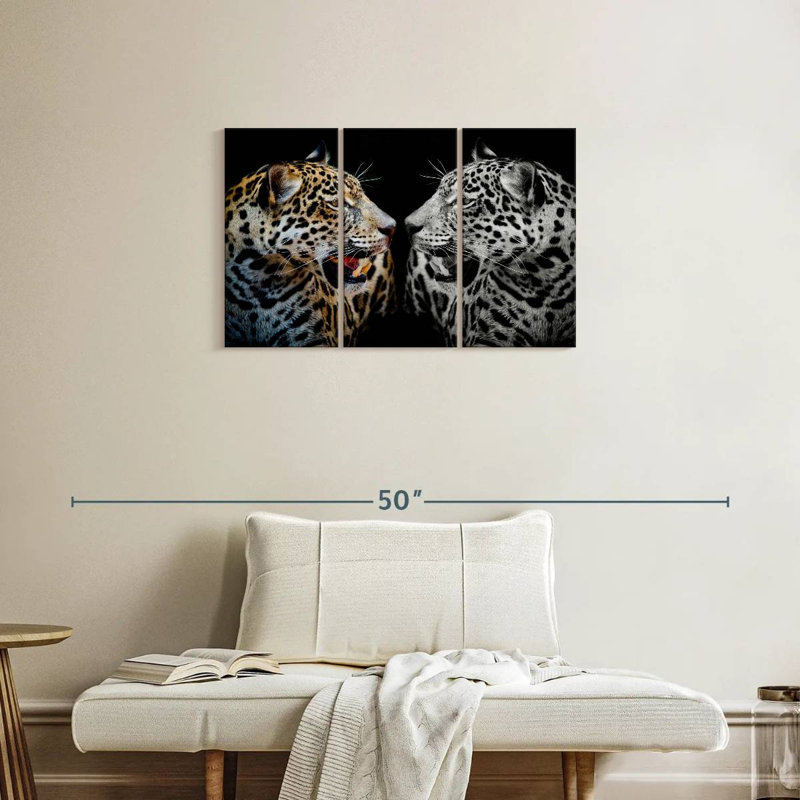 Brampt Jaguar Reflection, 20" H x 33" W