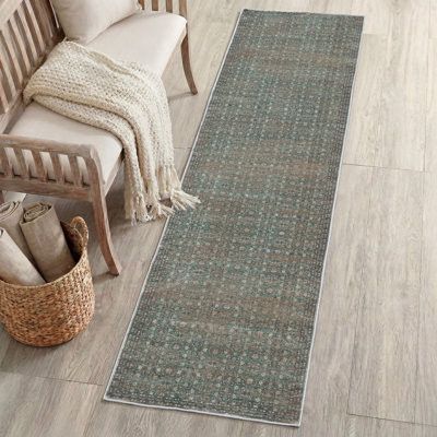 Tapis lavable à la machine Petunia