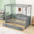 Tauya Twin Size Wood Canopy Daybed with 2 Drawers-1565767696