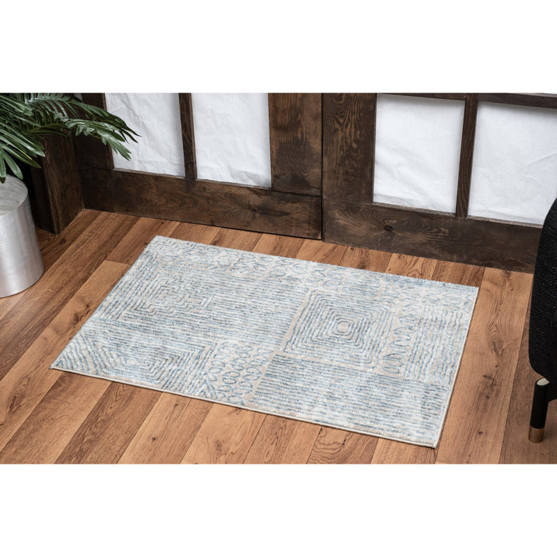 2 Ft. 7 In. X 3 Blue Area Rug For A Cozy Living To Add Warmth Your Space, Runner 2'6" x 7'2"