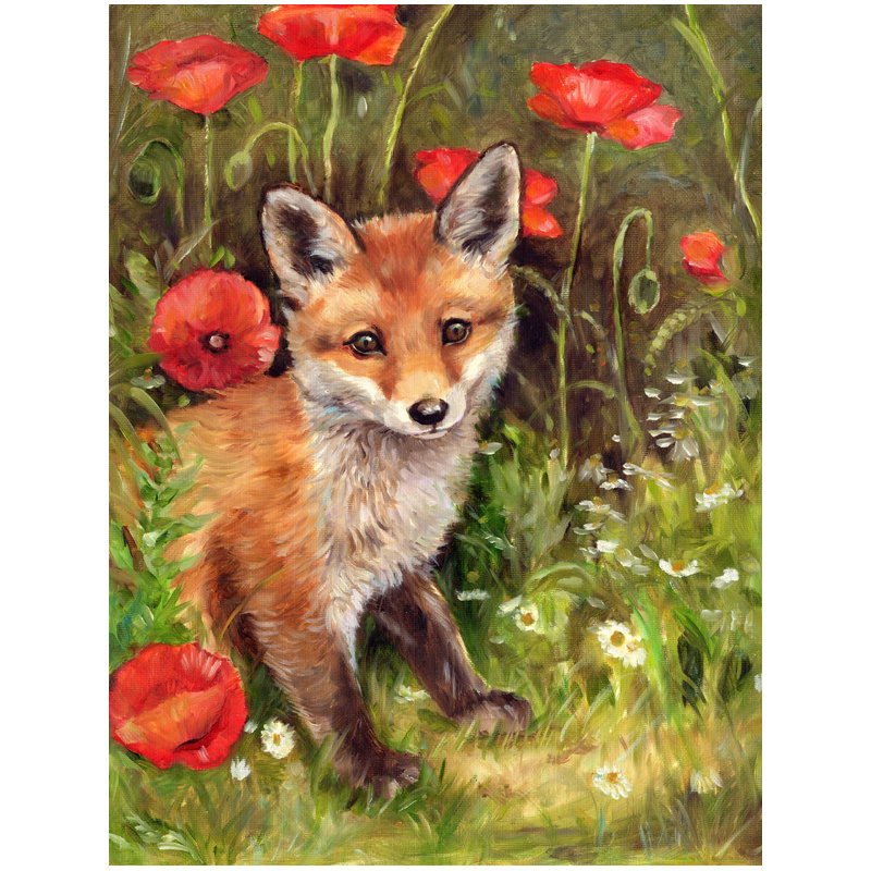 Besaw Double Sided Polyester Animal Garden Flag, 15" H  x 11" W