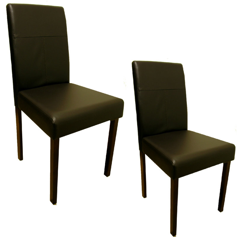 18'' H Faux Leather Upholstered Side Chair