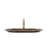 Golden Ore Oval Tray with Handle
