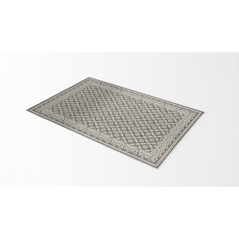 Tapis d'intérieur / extérieur Varner, Rectangle 5 pi 3 po x 7 pi 7 po
