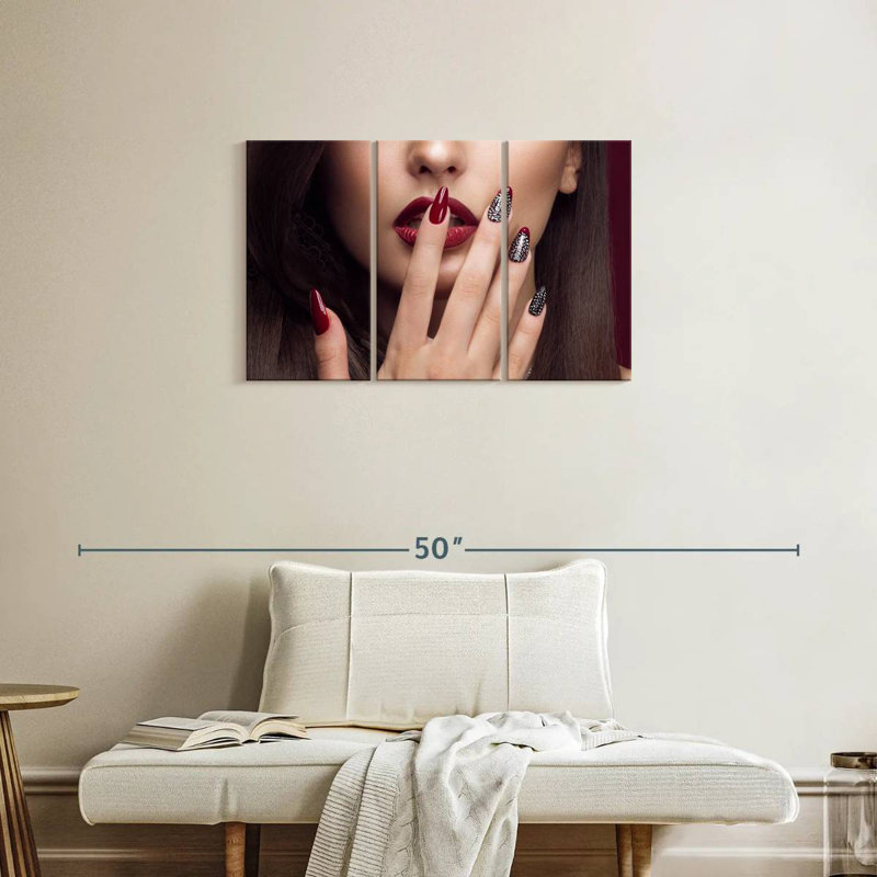 Clous rouges Shogueworth Vogue, H 20 po x l 33 po
