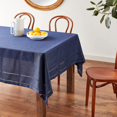 Shoreview Embroidered Vintage Tablecloth