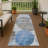 Machine Washable Indoor/Outdoor Keim ACN2381 Circles Rug-1909925041