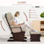 Fauteuil capitonné avec repose-pieds Dyanira-746151749