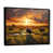 Black Floater Framed