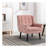 Modern Soft Material Ergonomics Accent Chair Living Room Chair Bedroom Chair Home Chair With Black Legs For Indoor Home,Upholstered,Soft And Durable-116789386
