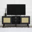 Craven Cane TV Unit in Black