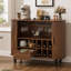 Bar 39 "Mid-Century avec cannelures et porte-bouteilles-129391261
