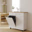 Poubelle en bois manufacturé 20 gallons-91421179