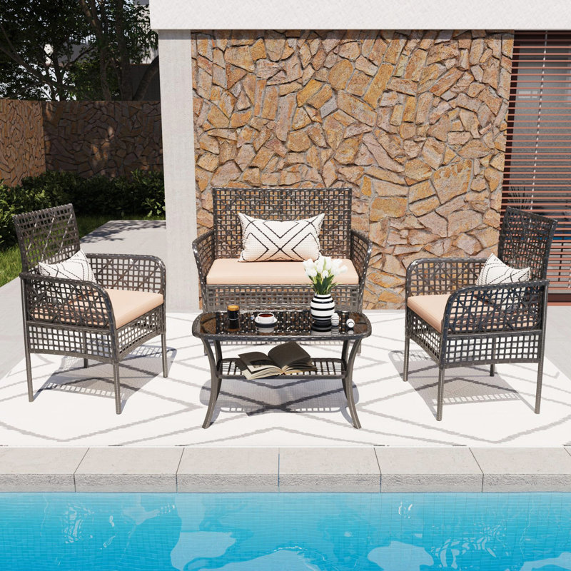 Patio Dining Sets, Beige