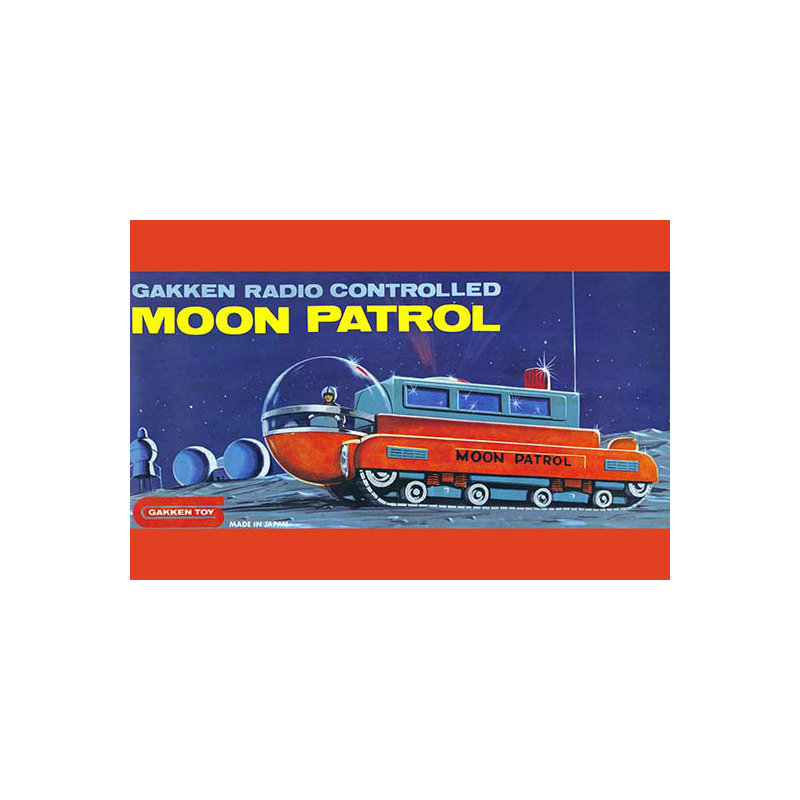 Moon patrol-impression publicitaire, H 44 po x l 66 po