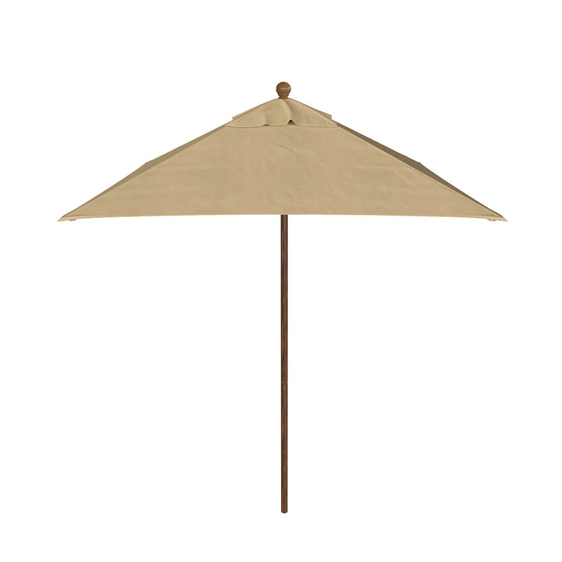 6 pi Parasol pour terrasse de marché Commercial, Toile Sunbrella® beige antique
