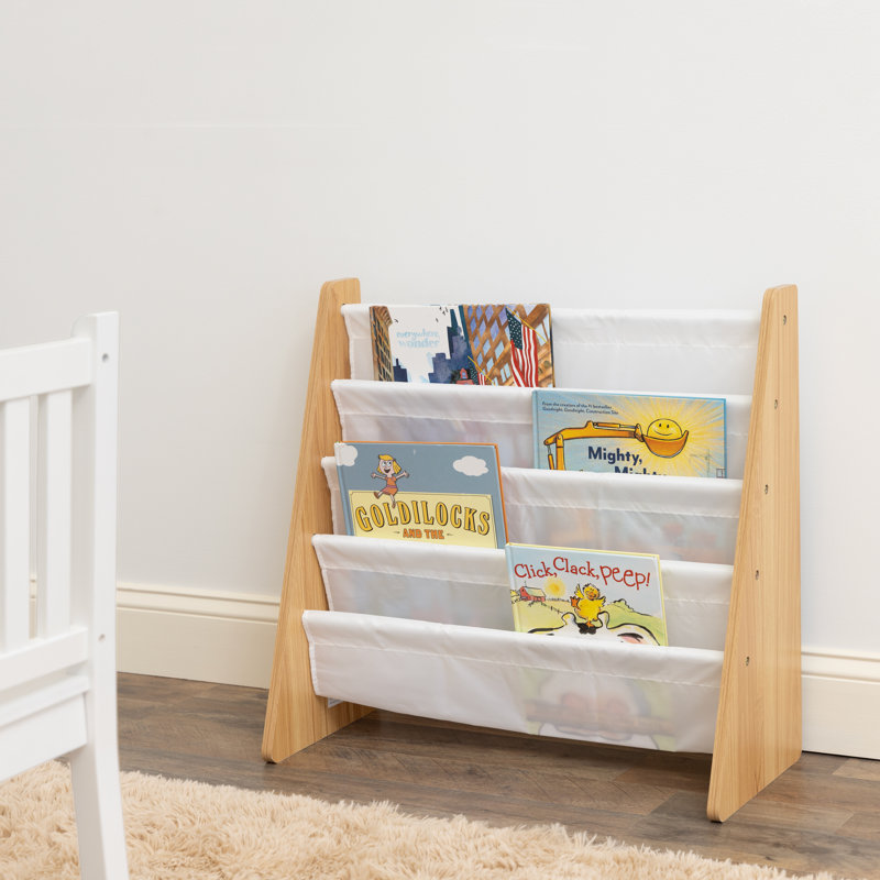 Hoeft Kids Book Display, Natural/White