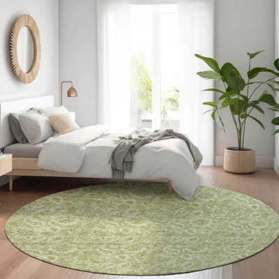 Fareham Washable Floral Indoor / Outdoor Rug
