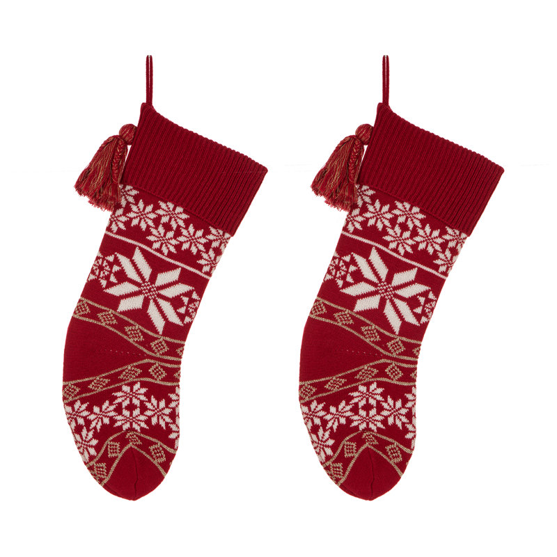 Knitted Acrylic Stocking