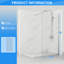 Darshanna 190mm H Walk In Frameless Walk In Glass Screens with Clear Glass-1813721687