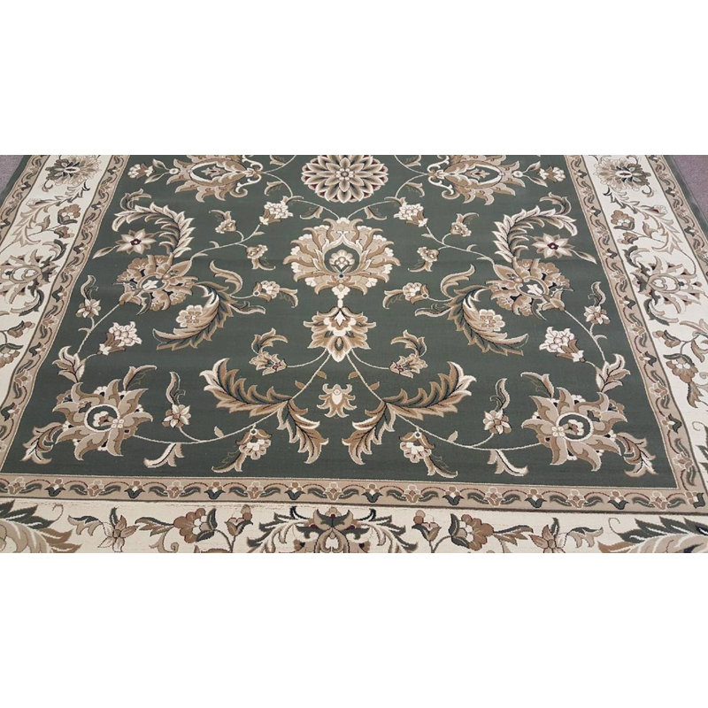 Infinity Oriental Area Rug in Sage Green