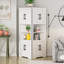 Grande armoire de coin Chamlee, tablette de douche / tablettes réglables Chamlee