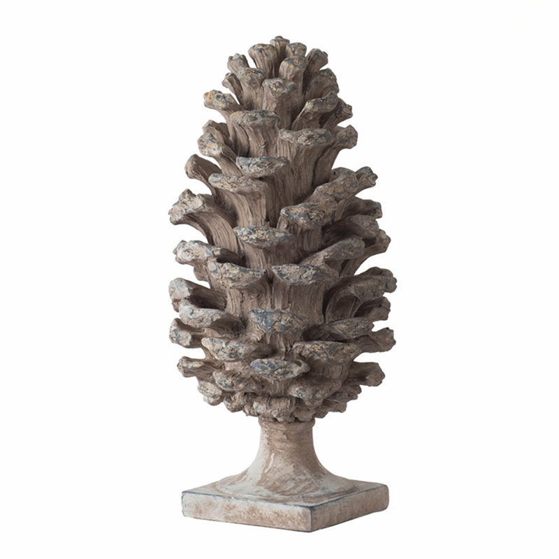 Charmante décoration de table en forme de pomme de pin, design traditionnel pour un décor naturel et polyvalent